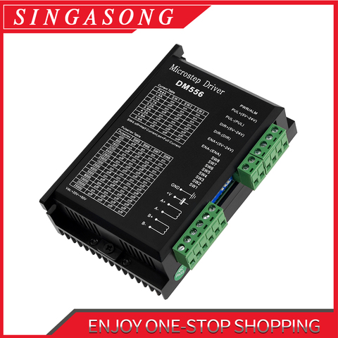 Digital Stepper motor driver dm556 2 phase 5.6A for 57 86 stepper motor NEMA23 NEMA34 Stepper Motor Controller ► Photo 1/6