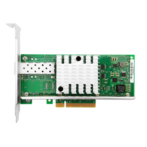 X520-DA1 PCI-E Ethernet Converged Network Card SFP+ 10G PCIe 2.0 X8 Server Adapter with Intel 82599en chip ► Photo 1/6