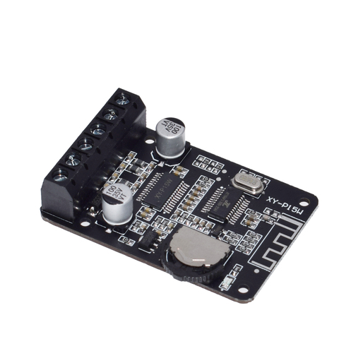 10W / 15W / 20W stereo Bluetooth power amplifier board 12V / 24V high power digital power amplifier module xy-p15w ► Photo 1/2