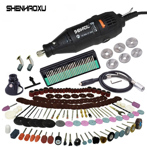 110V~230V Home Diy Mini Electric Drill Engraver Grinder Dremel Rotary Tool With 192pcs Accessories Drilling Machine Power Tool ► Photo 1/6
