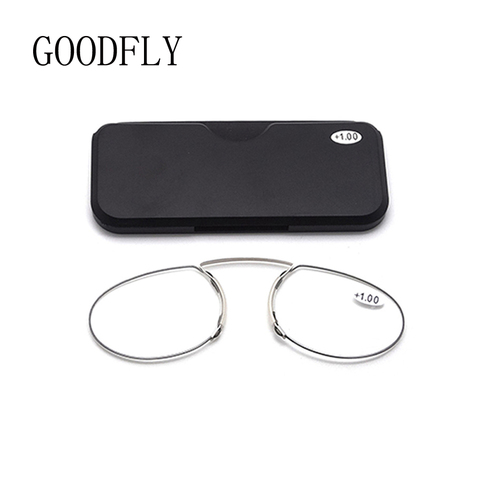 mist Vuil Negende Mini Reading Glasses Men Women Nose Clip Reader Blue Light Blocking  Portable Wallet Presbyopic Eyeglasses With Case Eyewear 2022 - Price  history & Review | AliExpress Seller - GOODFLY Glasses Store | Alitools.io