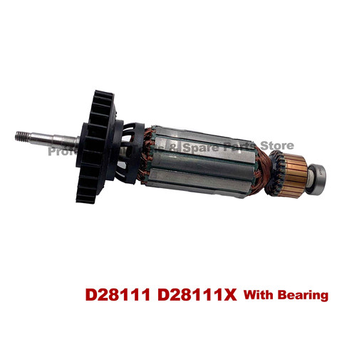 AC220V-240V Armature Rotor Anchor replacement for DEWALT Angle Grinder D28111 D28111X D28112 D28112X ► Photo 1/5