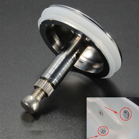 1pc 45mm Bathtub Plug Bath Pop Up Waste Plug Only Flat Seal Brass Bathroom Replacement Tub Drain Drainer Strainer ► Photo 1/6