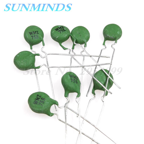 10pcs WMZ75S WMZ75 Z75S WMZ-75S 82 Ohm PTC PTC overcurrent protection thermistor ► Photo 1/1