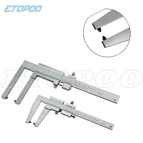 Stainless Steel Vernier Brake Disc Caliper 0-60mm Brake plate vernier calipers Brake Rotor Gauge For Brake Discs Disks Measuring ► Photo 1/6