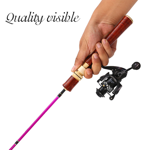 Trout  FRD Ejec tion Rod Micro player 1.5 Sections Travel Spinning UL Fishing Rod Baitcasting Stream Fishing Tackle Solid Tip ► Photo 1/6