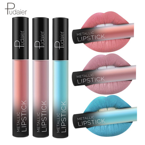 Matte Liquid Lipstick Women Lips maquiagem Matte Lip Gloss Beauty Essentials Make up Cosmetics Mate batom 1 Piece ► Photo 1/6