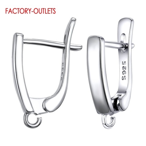 New Arrivals High Quality DIY Fashion Jewelry Findings Genuine 925 Sterling Silver Earring Findings Fast Delivery Speed ► Photo 1/6