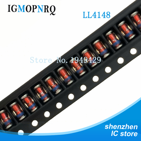 100PCS LL4148 -34 1N4148 IN4148 Diode - general purpose SMD switch Small Signal Diode New original ► Photo 1/2