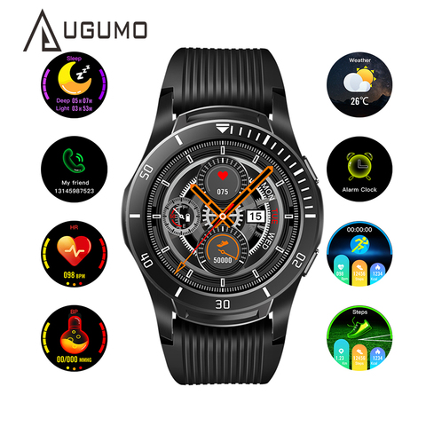 UGUMO Men Smart Watch Touch Heart Rate Monitor Call Reminder Fitness Women IP68 Waterproof Sports Smartwatch for IOS Android ► Photo 1/6