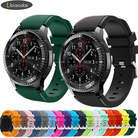 Silicone band for Samsung Galaxy watch 3 45mm/46mm/42mm/Active-2