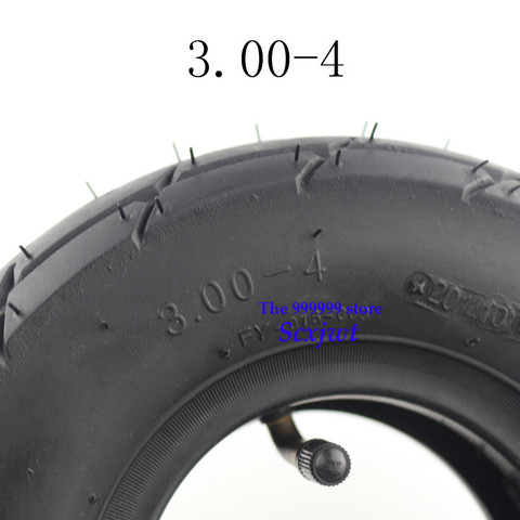 High Quality Tyre 3.00-4 Inner Tube Out Tire for Knobby Scooter Go Kart Electric Scooter Highway Tire 300-4 Tyre ► Photo 1/4