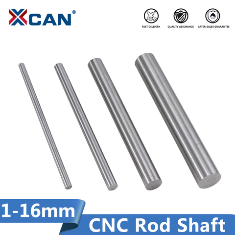 XCAN 2pcs 1-16mm CNC Lathe Rod Shaft 100mm Long Linear Shaft 3D Printer Chromed Round Shaft ► Photo 1/5