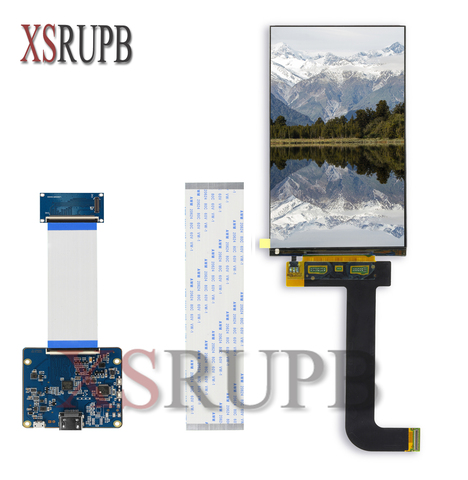 5.5 inch 2k LCD module LCD screen display and HDMI-MIPI driver board replacement for Wanhao duplicator 7 3D printer ► Photo 1/5