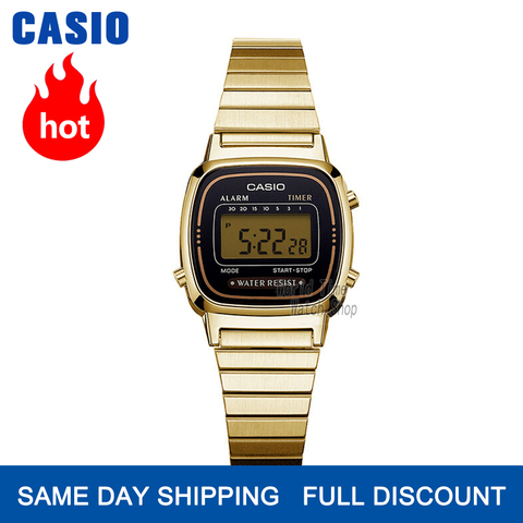 Casio watch gold women watches set brand luxury Waterproof Quartz watch women LED digital Sport ladies watch relogio feminino 68 ► Photo 1/6