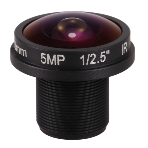 Hot HD fisheye cctv lens 5MP 1.8mm M12*0.5 mount 1/2.5 F2.0 180 degree for video surveillance camera cctv lenses ► Photo 1/6