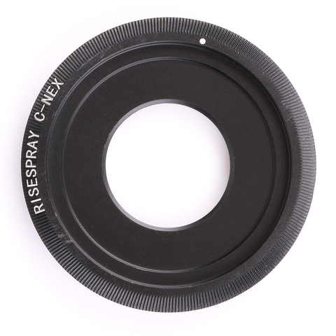 RISESPRAY C-NEX C Mount Lens for SONY NEX-5 NEX-3 NEX5 NEX-C3 NEX-VG10 Adapter Black ► Photo 1/4