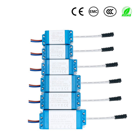 LED Driver Power Supply 300mA 3W 8W 10W 15W 18W 20W 30W 36W Constant Current Automatic Voltage Control Lighting Transformers ► Photo 1/6