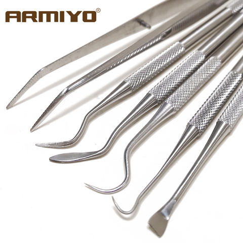 Armiyo Stainless Steel Double Ended Pick Set Gun Cleaning Kit Solid Tool 170mm Length Tactical Hunting Accessories ► Photo 1/5