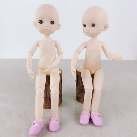 26cm BJD Doll Naked Body and Head DIY Toys Bjd Doll DIY Practice Makeup Without Makeup Head for Girls Toy ► Photo 1/6