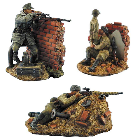 1/35 Resin Figure Building Kit Sniper with base ► Photo 1/4