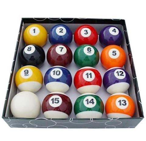 Mini Billiard Balls Complete Set Snooker Pool Plastic Multi-color Indoor Family Game Kids Sports Toys Festival Birthday Gift ► Photo 1/4