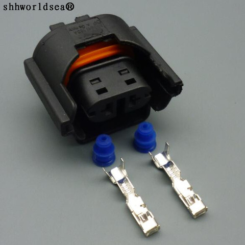 shhworldsea 2 PIN Connector Plug Pigtail 3D0941165A For VW Beetle Caddy Golf Jetta Passat For AUDI A4 A6 For Skoda Octavia ► Photo 1/4