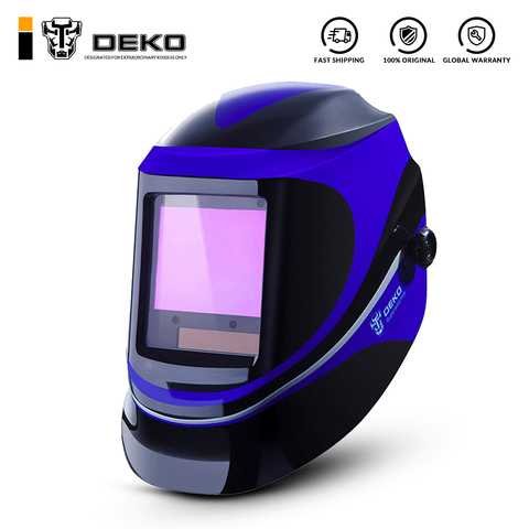 DEKO Super Solar Auto Darkening MIG MMA Electric Welding Mask Welding Helmet Welder Cap Welding Lens for Welding Machine ► Photo 1/6