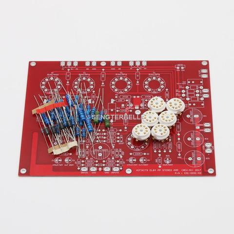 EL84 stereo push-pull amplifier PCB Hifi tube preamplifier board kit ► Photo 1/5