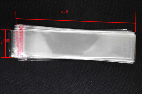 hot- 200 Clear Self Adhesive Seal Plastic Bags 16x 5cm ► Photo 1/1