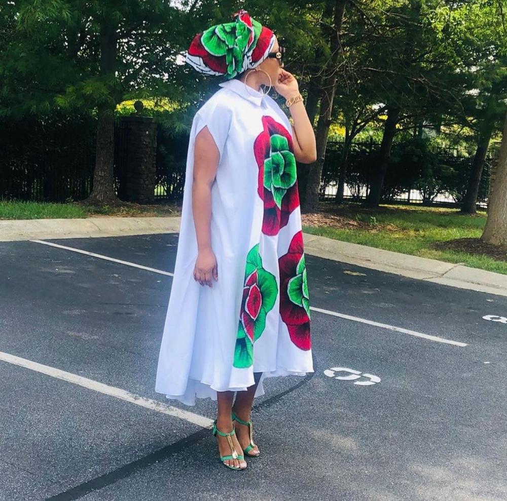 African Dresses For Women Print Dashiki Ladies Clothing Ankara Plus Size 