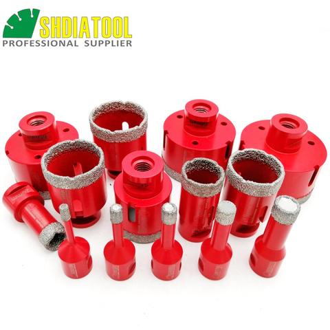 SHDIATOOL 1pc Vacuum Brazed Diamond Drilling Core Bits M14 Connection porcelain tile Drill Bits marble stone masonry Hole Saw ► Photo 1/6