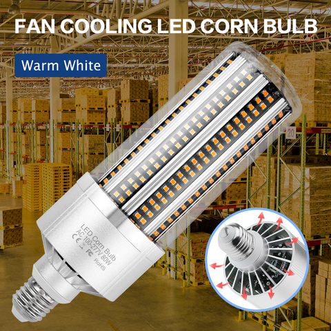 E27 Led Lamp 25W 35W 50W 80W 100W 120W 150W 200W Corn Lamp 220V LED Bulb E39 High Power For Super Bright Warehouse Lighting 110V ► Photo 1/6