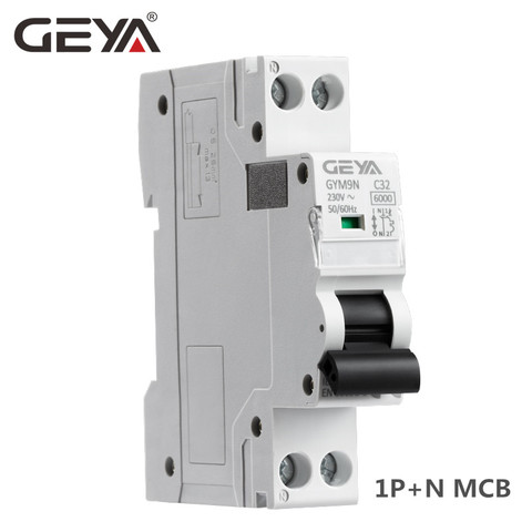 DPN MCB 1P+N 6A 10A 16A 20A 25A 32A 40A 220V AC Mini Circuit Breaker 6KA ► Photo 1/6