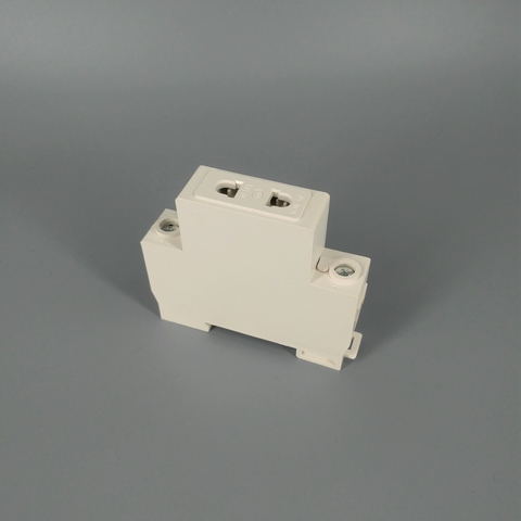 AC30  2 Pin Plug 35mm Din Rail Mount Modular socket 10-16A 250V ► Photo 1/6