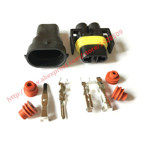 5 Set 2 Pin Kit Female Male 880 Socket Connector Fog Lamp Light H11 H8 H9 Lamp Socket 12124819 ► Photo 1/4