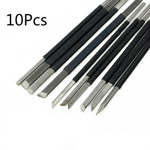 10 Pcs Length 135mm Hardness HRC70 High Carbon Steel Carving Knife for Beginner Stone Carving Knife Seal Carving Knife ► Photo 1/5