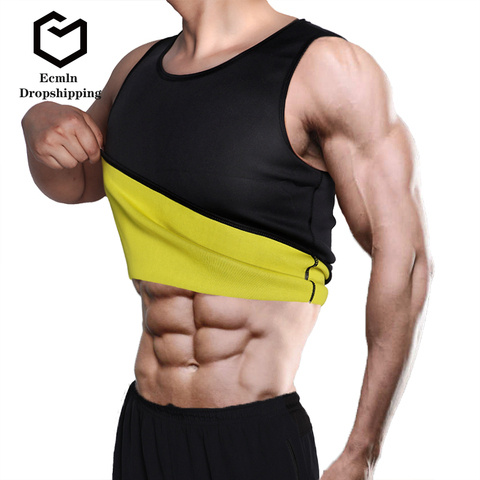 Dropshipping Slimming Belt Belly Men Slimming Vest Body Shaper Neoprene Abdomen Fat Burning Shapewear Waist Sweat Corset ► Photo 1/6