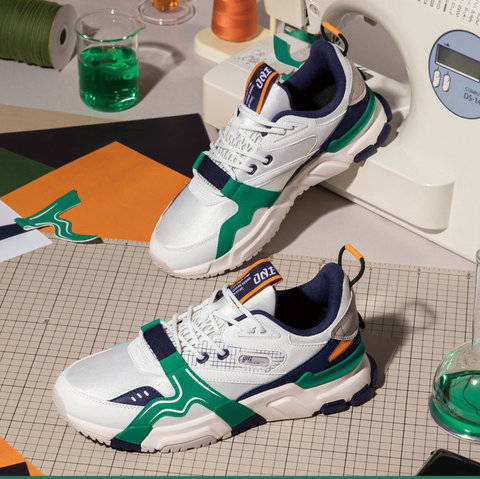 Li-Ning  Men 2022 Spring New Journey Leisure Lifestyle Shoes Hit-Color Retro Dad Shoes LiNing li ning Sport Sneakers AGCQ005 ► Photo 1/5