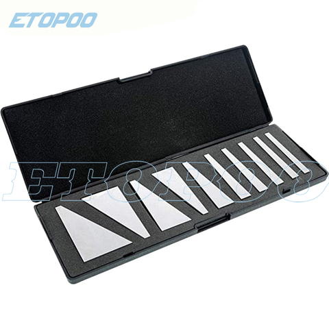 10 Pcs Precision Angle Block Set 1 To 5 Degree & 5 To 30 Degree Lathes Milling Machinist Precision Ground ► Photo 1/6