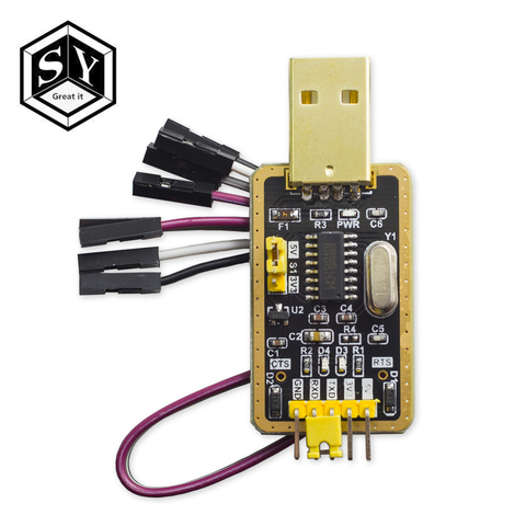 1PCS Great IT CH340 module instead of PL2303 , CH340G RS232 to TTL module upgrade USB to serial port in nine Brush small plates ► Photo 1/6