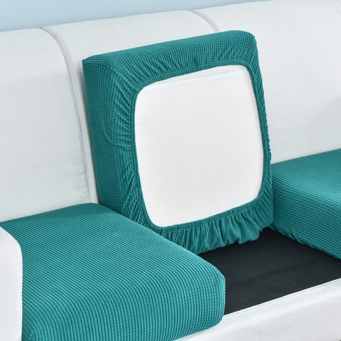 1/2/3/4 Seat Elastic Funiture Protector Jacquard Thick Sofa Cushion Cover Washable Removable Sofa Protector Seat Cushion ► Photo 1/6