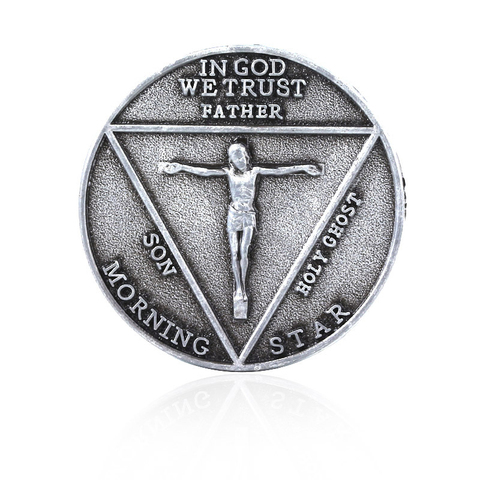 Lucifer Morningstar Satanic Pentecost Cosplay Coin Commemorative Metal Prop Coins Gift Non Currency Coin Art Collection ► Photo 1/6