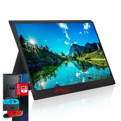 hot sale new 13.3 / 14.1 inch full HD IPS Portable ultra-thin monitor portable monitor 1080 IPS HDR display ► Photo 1/6
