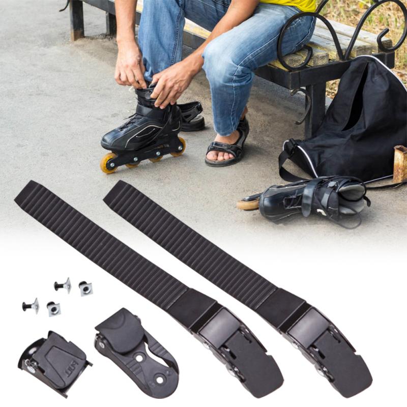 Replacement Skates Strap Set Inline With Buckle Durable Easy Install Reliable 