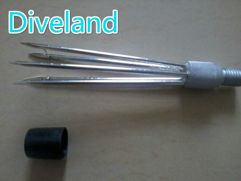 Hot Sale Spearfishing 15.5CM Aluminum alloy Pole Spear Tip 5 Prong Head or 3 Prong Head Polespear Tip ► Photo 1/6