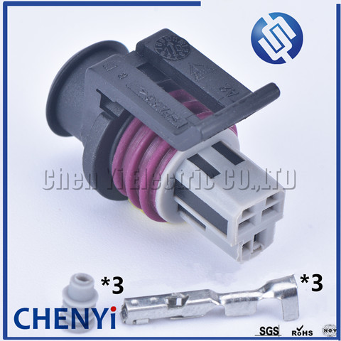 1 set 3 pin Delphi LS TPS AEM MAP GT150 Female Auto Connector 15397149 sensor throttle plug For Engine Oil Temp Gauge 15397275 ► Photo 1/6