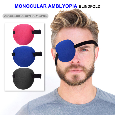 Amblyopia Eye Mask  Adult Kids Strabismus Eye Training Single Eye Cover adjustable Eyeshade Strabismus Eye Training ► Photo 1/6