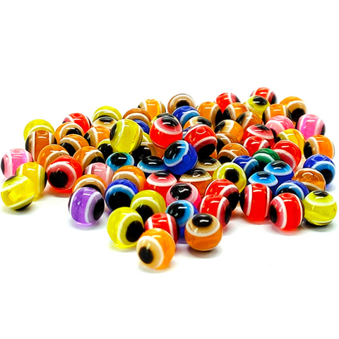 30pcs 5/6/8mm Fish Eye Fishing Beads Mixed Color Carolina Rigs Taxes Rigs Fishing  Acrylic Beads DIY Kit Bass Fishing Tackle ► Photo 1/1