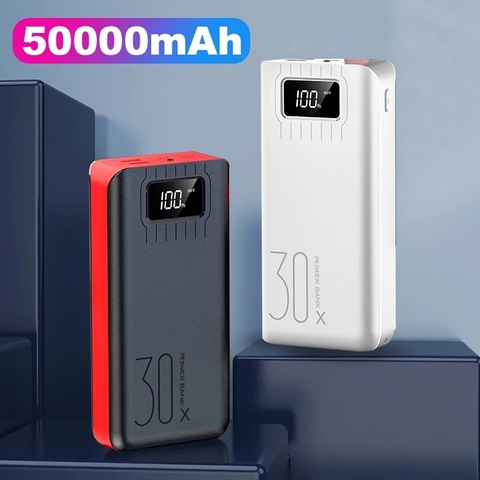Power Bank 50000mAh Portable Charging PowerBank 50000 mAh USB PoverBank External  Battery Charger For Xiaomi Mi 9 8 iPhone 6S 6 7 - Price history & Review, AliExpress Seller - 2001 Factory Outlet Store